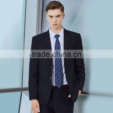 OEM Wholesales Office Men Wear Uniform Black Fashion Men Suit 2014