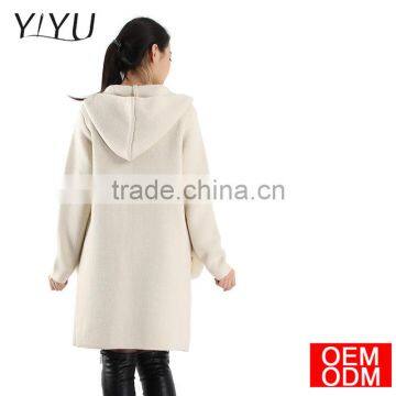 2017 Winter Women Heavy Cardigan With a Hood photo-3