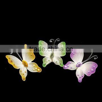 Wholesale Custom Acrylic Rhinestoned Butterflies Fridge Magnet