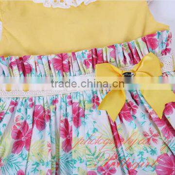 Easter Yellow Flower Girl Dresses Baby Clothes photo-6