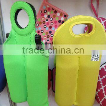 GR-B0182 different designs high quality neoprene wine bag