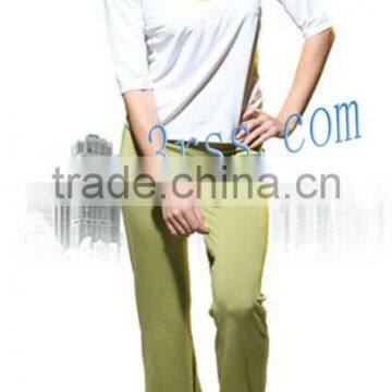 OEM service 3/4 sleeve ladies fitness&yoga wear