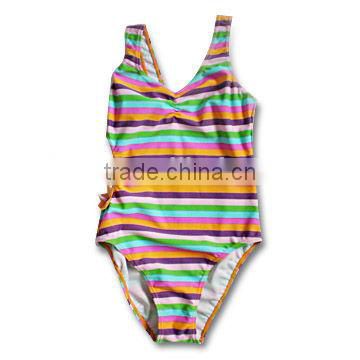 Kids Swimsuit Swimwear One Piece cut bow