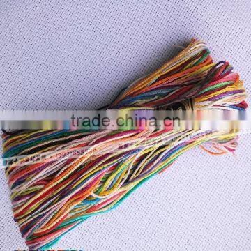 cross stitch beautiful DIY dmc cotton thread embroidery floss wholesale colorful bracelets thread hand thread