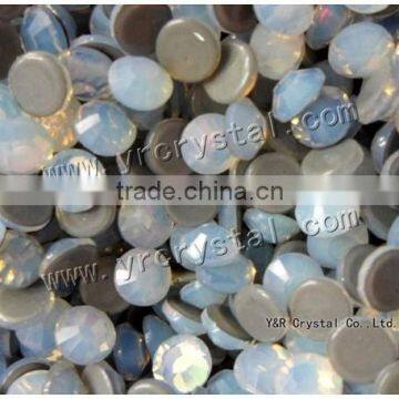 2058HF 1440pcs/lot SS10 White Opal Crystal More Better Than Dmc Iron on Heat HotFix photo-3