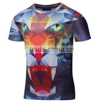 Short Sleeve T shirt with 3D Full Printing for Wholesale