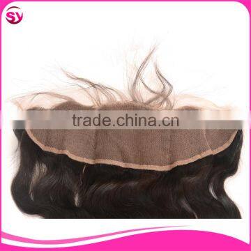 Free Parting Cheap Human Hair Lace Closure Natural Color Body Wave Virgin Hair 13X4 Cheap Swiss Lace Frontals photo-4