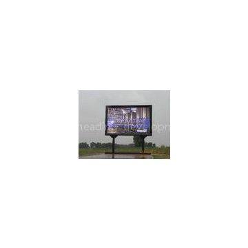 Steel / Aluminum P16 DIP Outdoor Advertising LED Display 1R1G1B 20x20