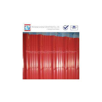 Color coated Corrugated steel roofing sheet for roof and wall