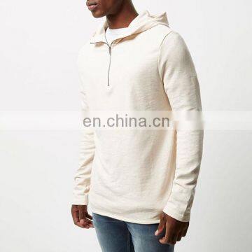 Factory Price Adults Plain White Cotton Hoodie