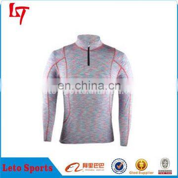 Men's Long Sleeve Running Fitness Workout Compression Base Layer Shirt Wholesale photo-3