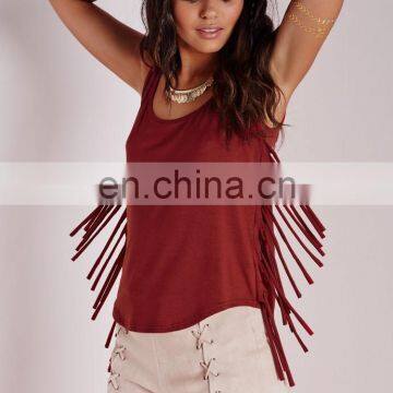 Women's Newest Fringe Side Vest