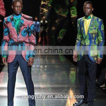 wholesale African men clothing batik wax print men wear blazer