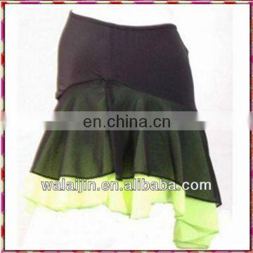 Good design ladies gym skirt with chiffon frill