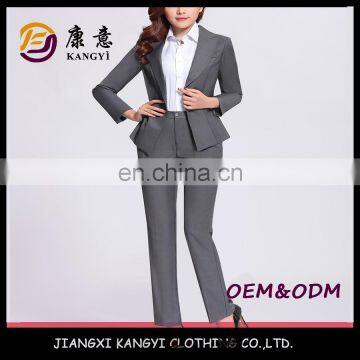 bodycon office gray pant suits for office women