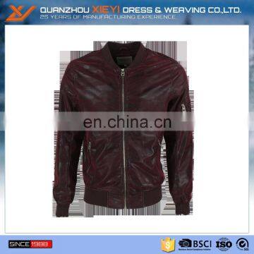 Men's PU leather jacket fashion leather jacket for man PU leather jacket man