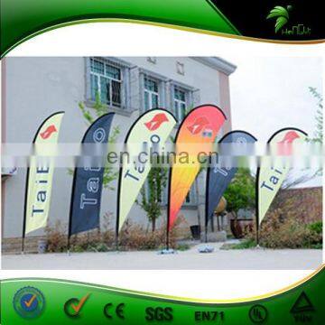 Advertising portable beach flag stand banner