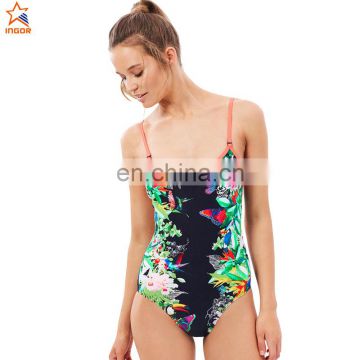 attractive latest ladies long sleeve swimming suits