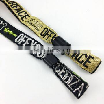 Custom Wholesale Festival Cloth Wristbands Woven Wristbands photo-2