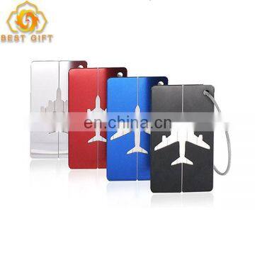 Favors Custom Aluminum Airplane Luggage Tag With Metal Wire photo-2