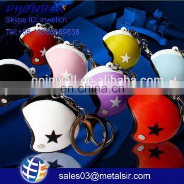 creative helmet keychain, special design gifts, metal keychain