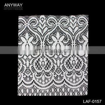 Newest white african lace fabrics;fashional cotton nylon spandex lace fabric;eco-friendly african net lace fabric