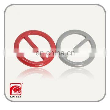 Fashion Classic Resin Plastic Women Belt Round Buckles Has 4 Single Colors