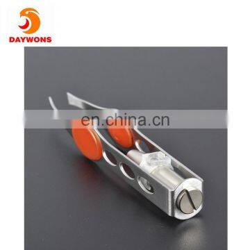 Amazon Hot Selling Make Up LED Light Eyelash Eyebrow Tweezers Precision Hair Removal Lighted Tweezer photo-5