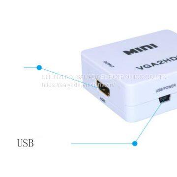 Cheap VGA 2 HDMI Converter Switch VGA to HDMI High Clear 1080P photo-2
