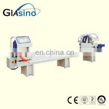 double head saw for aluminum window and door profile