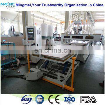 Made in china 1325 furniture wood cnc router with auto loading and unloading system/cnc carving machine router for sign