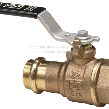 Brass Ball Valve 5024 PN16 Threaded M / F Full Bore Chrome-plate Ball photo-2