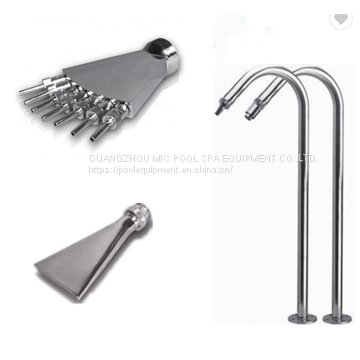 stainless steel swimming pool spa shower jet