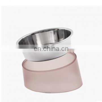 Stainless Steel Anti-slip Bevel Bowl Pet Bowl Feeder Cats and Dogs Pet Supplies