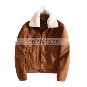 High Quality Wrap Suede Knit Fabric Coat Fabric photo-4