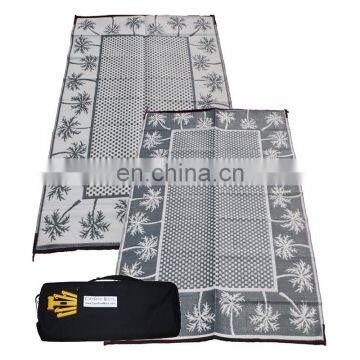 Patio Rug Caravan Mat 100% Polypropylene Tubing Weave With Polyester Binding photo-2