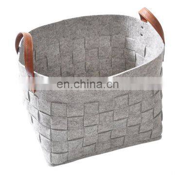 felt laundry baskets for home