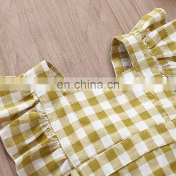 2019 Newborn Baby Bodysuit FLY SLEEVED ROMPERS NEW Plain Baby Rompers GIRLS BODYSUITS photo-5