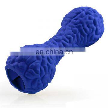 The New Bite-resistant Pet Molar Teeth Dumbbell Leakage Dog Toy Chew Rubber photo-5