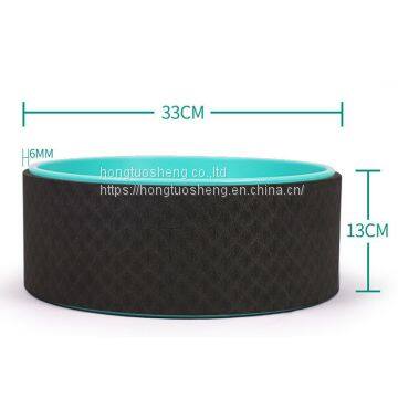 Factory Supply Custom Design 13inch Cork Yoga Wheel for Back Pain photo-2
