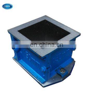 4 Parts With Clamp Cast Iron Mold 150mm Cube Concrete Testing Mould