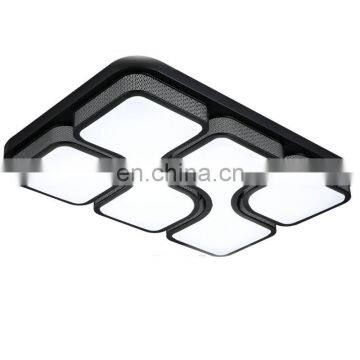 Atmospheric LED Ceiling Lamp Warm Dimmable Rectangular Lights for Bedroom Study Room photo-3