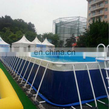 Hot Sale Large Inflatable Metal Frame Swimming Pool PVC, Commercial Large Inflatable Stents Metal Swimming Pool for Backyard