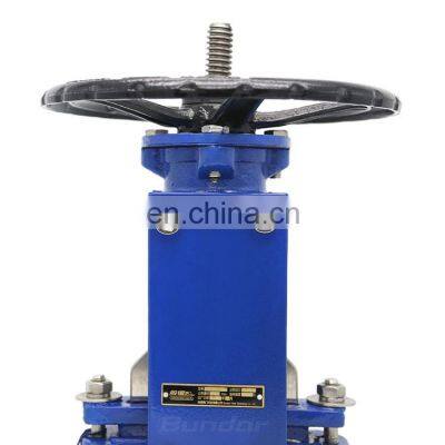 Bundor 6 Inch Wafer Knife Gate Valve Price Slide Knife Gate Valve With Handwheel photo-3