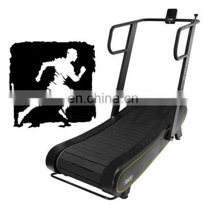 New Motorless Running Machine for Sale Woodway Curved Treadmill & Air Runner Exercise Equipment From China