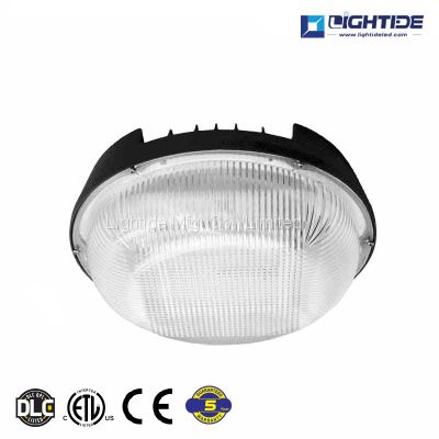 Lightide ETL/IP65 Rated Round LED Retrofit Canopy Lights 75W,  100-277vac, 5 yrs warranty