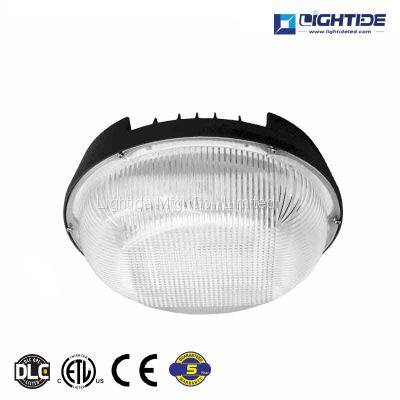 Lightide ETL/IP65-классные круглые светильники на светодиодах для навесов на заправках