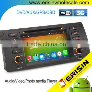 Erisin ES2053B 7"Android 4.4.4 Quad Core CPU Car DVD Player GPS WiFi 3G OBD DVR 5er E39 E53 M5