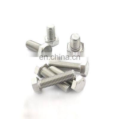 SS304 SS315 hex hd cap screw m28 hex bolt stainless m6x20