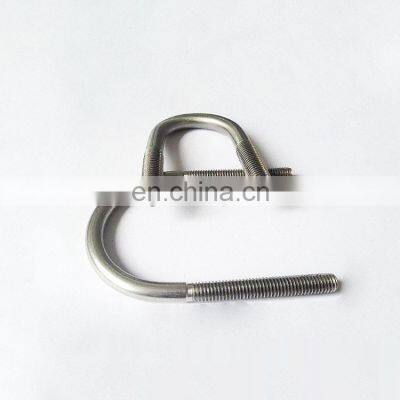 316 Stainless Steel galvanized double u bolt bend u- bolt